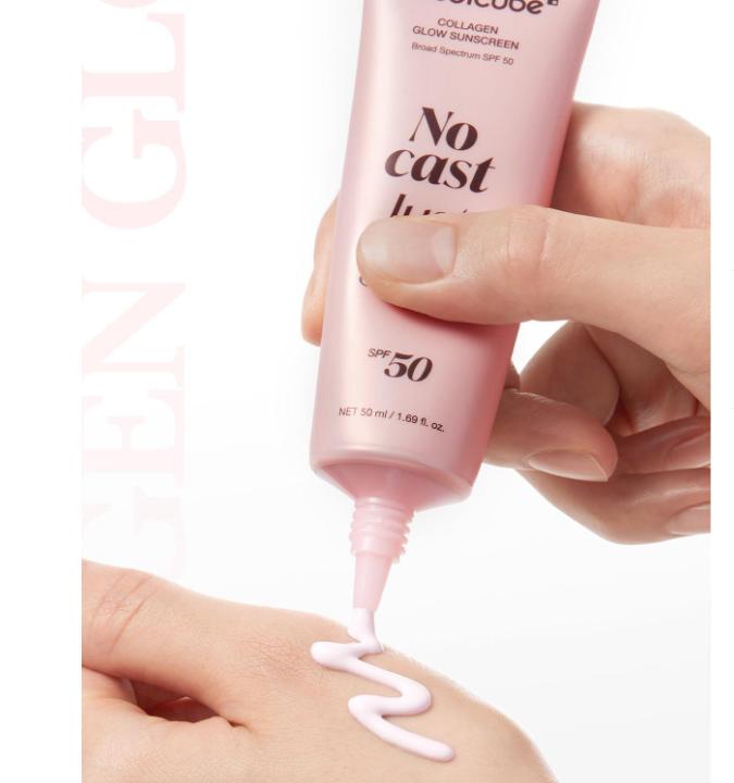 MediCube Collagen Glow Sunscreen 50ml – Radiant Makeup Base Sun Cream