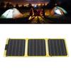 Foldable Solar Panel 30W Monocrystalline 3 Fold ETFE Ultra Thin Portable Solar Charger with 2 TYPE C Output for Phone Computer Fluorescent Yellow