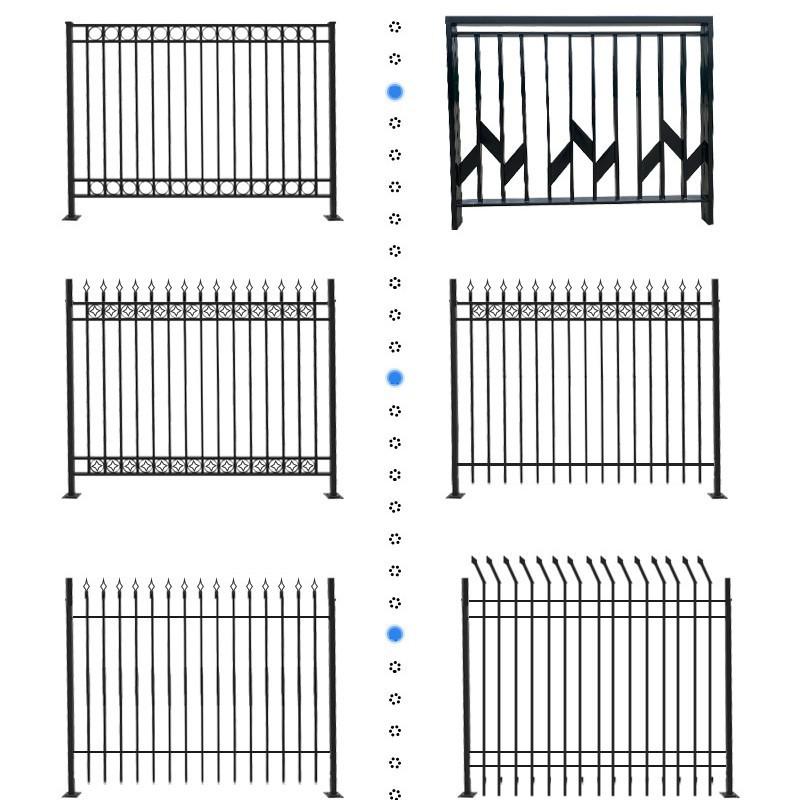 Thickened Zinc Steel Wall & Road Protection Fence for Villas & Communities