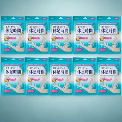 Korea Kyusoku Jikan Kühlpads 6 Blätter x 10 Packungen Waden Beine
