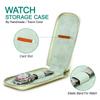 Elegant Watch Storage Box Display Bag Watch Organizers Leather Texture Watch Case Watch Bag Suitable for Collectors