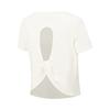 Li-Ning Fitness Series Solid Color Comfortable Versatile Short Sleeve Regular Sleeve T-Shirt Women tops ATSW192-1
