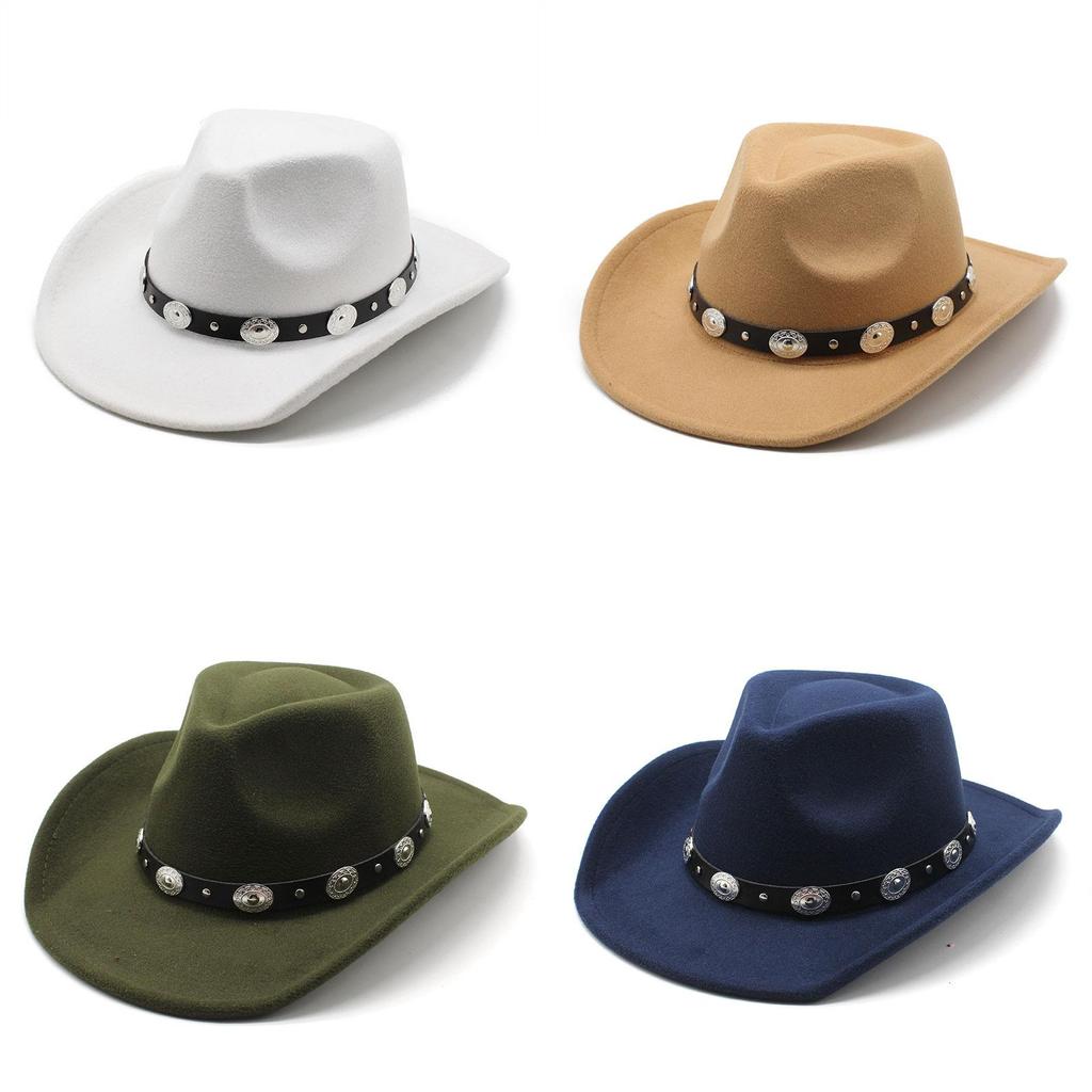 British Style Wool Felt Fedora Hat With Wide Brim For Summer Casual And Formal Wear