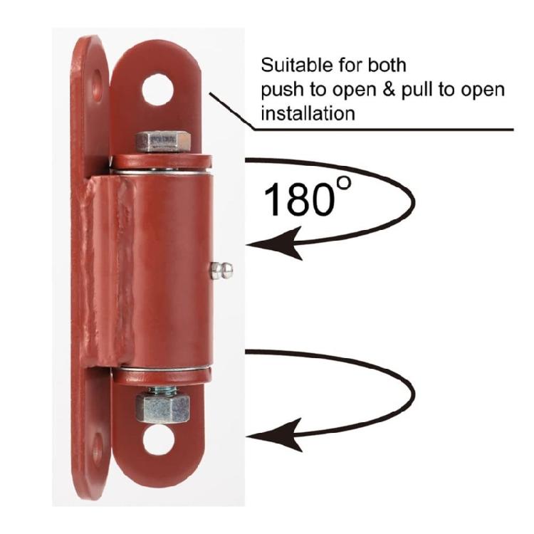 High Capacity 1100lb Radials Load Hinges Sturdy Metal Construction Convenient Accessory for Warehouse and Barn Door