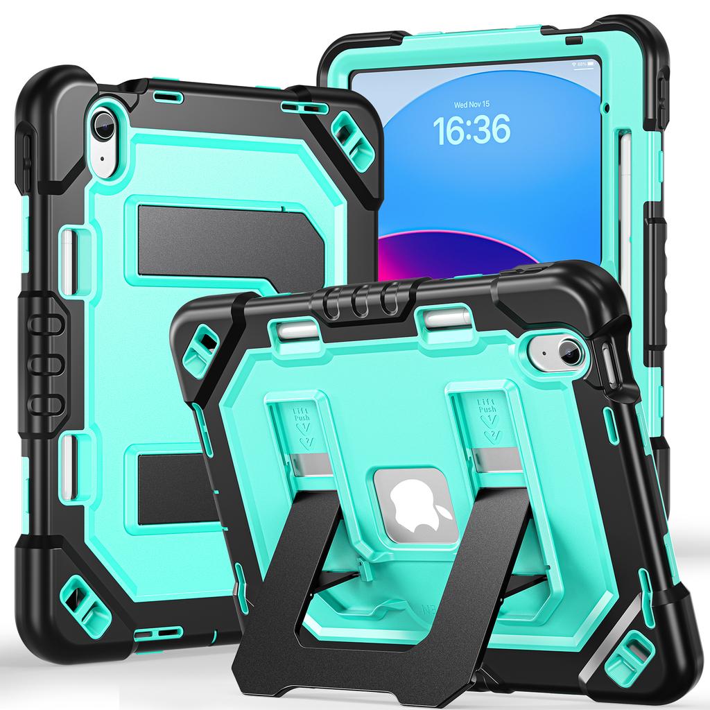Tablet Case for IPad 10th 2022 11th 2025 with Pencil Slot 10th 11th Gen Stand Cases Cover Thick Heavy Duty 10.9 11 Inch