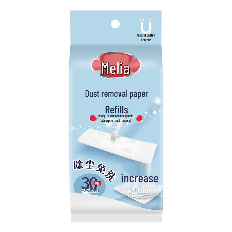 Miao Liya 30-Sheet Dusting Paper Refill for Mop Vacuum: Absorbs Hair and Cleans Floors
