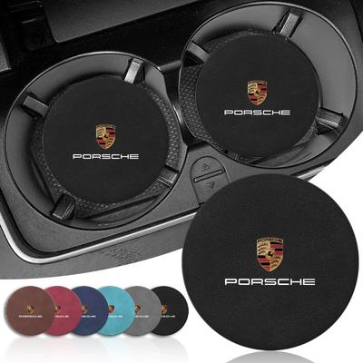 Auto Anti-Rutsch Einlage Getränkeuntersetzer Autozubehör Für Cayenne Panamera Macan Boxster 911 Carrera-GT 944 918 917