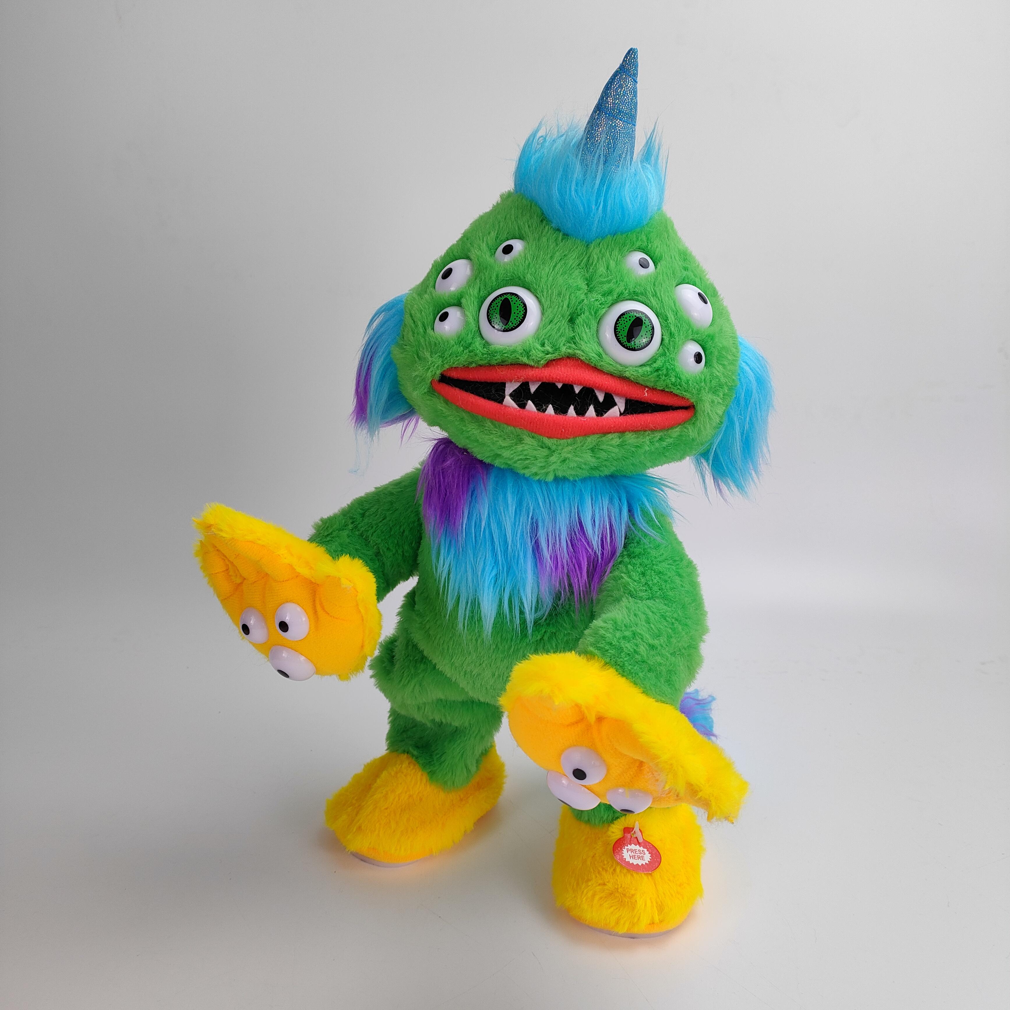 

Танцующая игрушка Poppy Playtime, поющая электрическая плюшевая игрушка Хагги Вагги Кактус для подарков детям зелёный