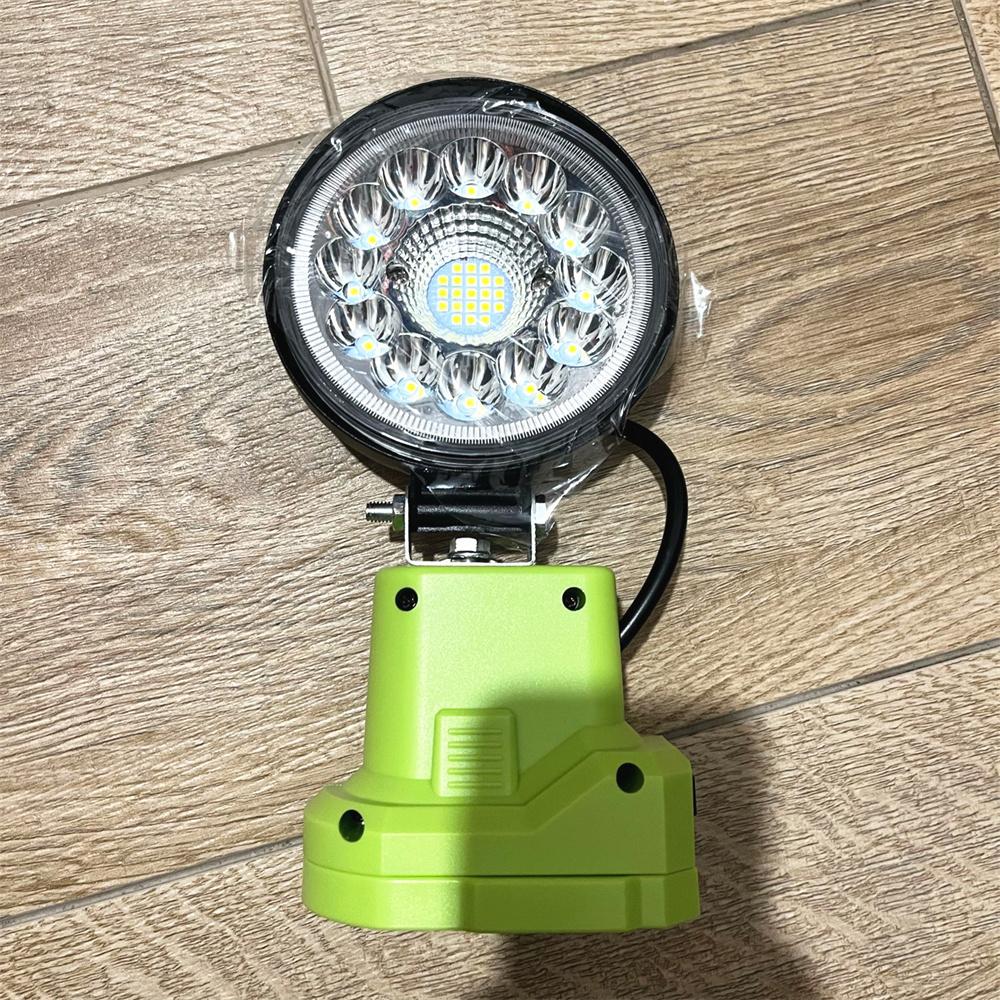4 Inches 5400LM Cordless LED Work Light For Ryobi 14.4V-18V Li-ion Battery ONE+