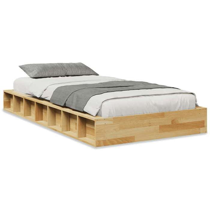 VidaXL Bed Frames Without Mattress 100x200 Cm Solid Oak Wood 3324121