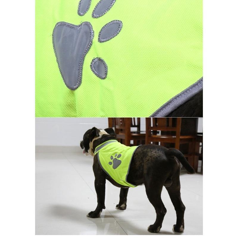 New Reflective Dog Safety Vest for Golden Retrievers, Labradors, and Huskies - Breathable Dog T-Shirt