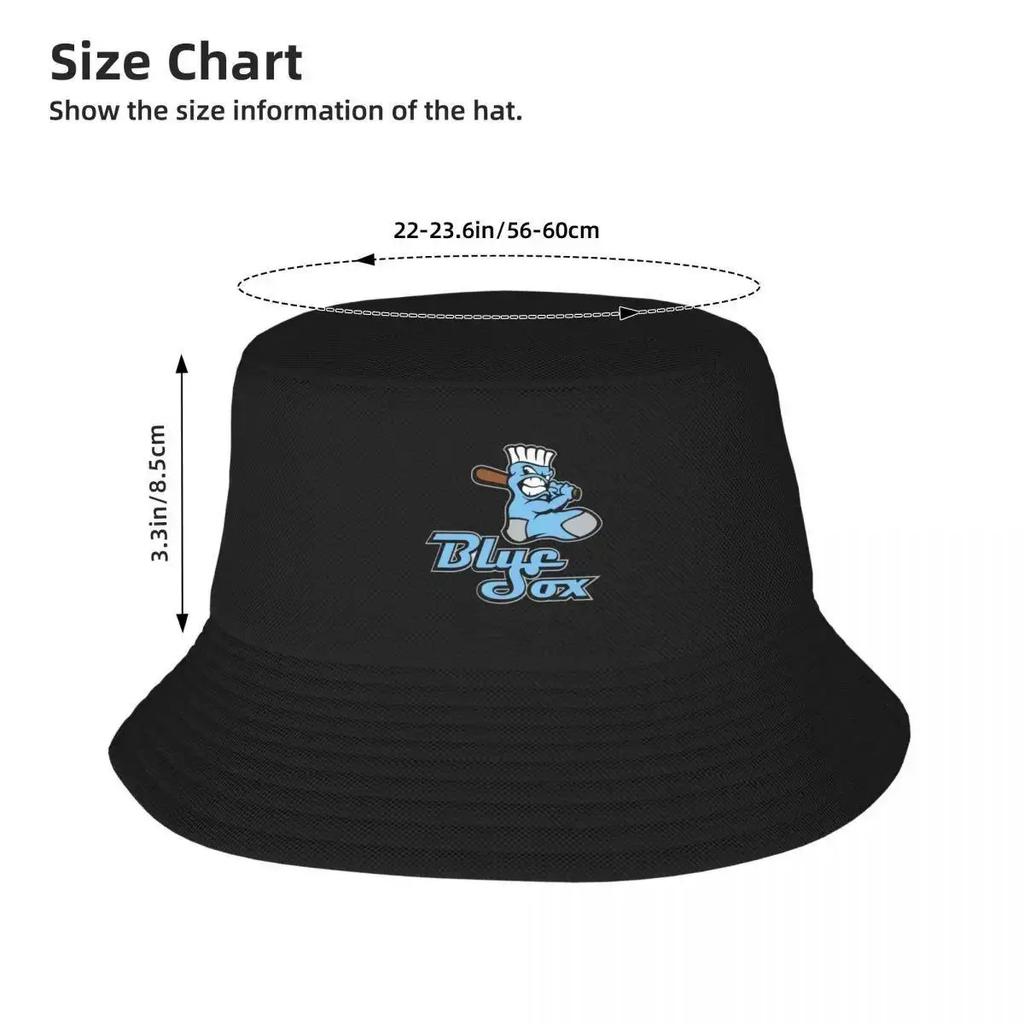 Blue Sox Baseball 2 Bucket Hat Nieuwe Hoed Snapback Pet Anime Hoed papa Heren Luxe Dames