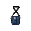 New Carhartt WIP Essentials Recycled Polyester Canvas Shoulder Bag, Crossbody Bag Trumpets Unisex Blue I031470-1ZF-XX
