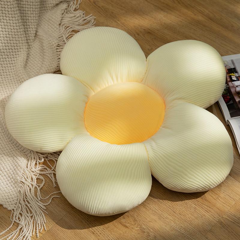 Soft Colourful Flower Pillow Stuffed Plush Daisy Flowers Shape Plant Chair Cushion Home Sofa Decor Soll Kids Girl Birthday Gift