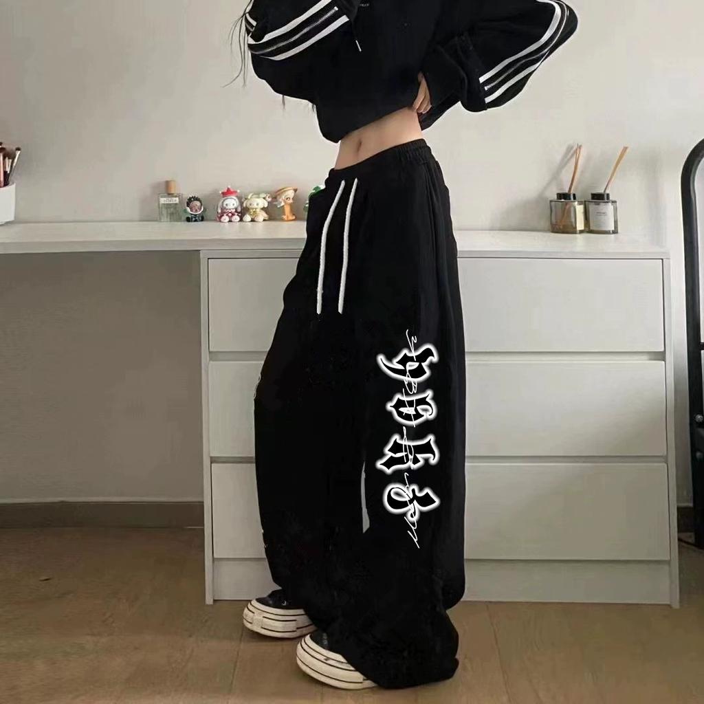 Kalhoty Street Dance Hiphop Sportovní se stahovací šňůrkou Dámské s vysokým pasem Volné Ležérní Jazzový Jazzový Tanec Dlouhé kalhoty