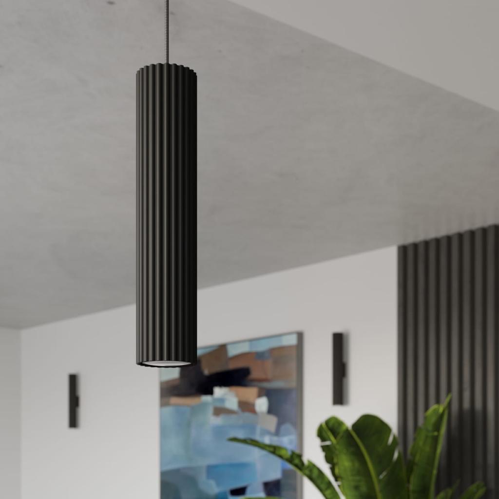 Carbon pendant lamp 1 black