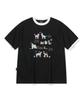 CPGN STUDIO Cozy Puppy Ringer Tee Black