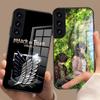 Attack On Titan Phone Case For Samsung S26 S25 Plus S20 S20 Plus S22 Ultra S23 FE S21 Plus S21 Ultra Glass Cover