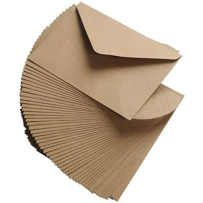 Wedding Black Classical European Style Blank White Kraft Paper Gift Envelope For Letter Invitation Envelope Paper Envelopes