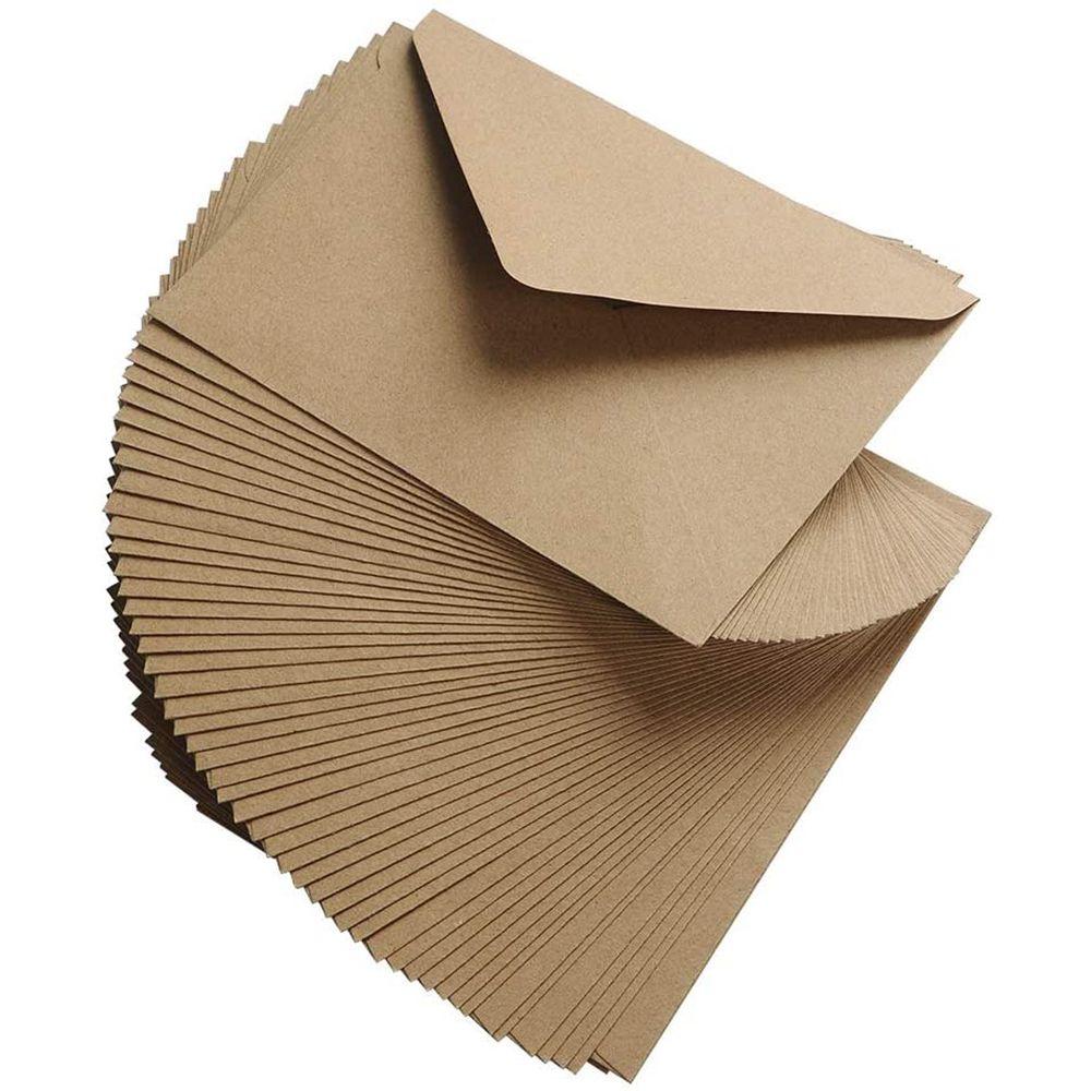 Stationary Wedding Kraft Paper White Mini Blank European Style Paper Envelopes Invitation Envelope Gift Envelope For Letter