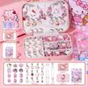 Kids Cartoon Bracelet Making Kit DIY Bead Set With Sanrio Characters Childrens Craft Activity Gift