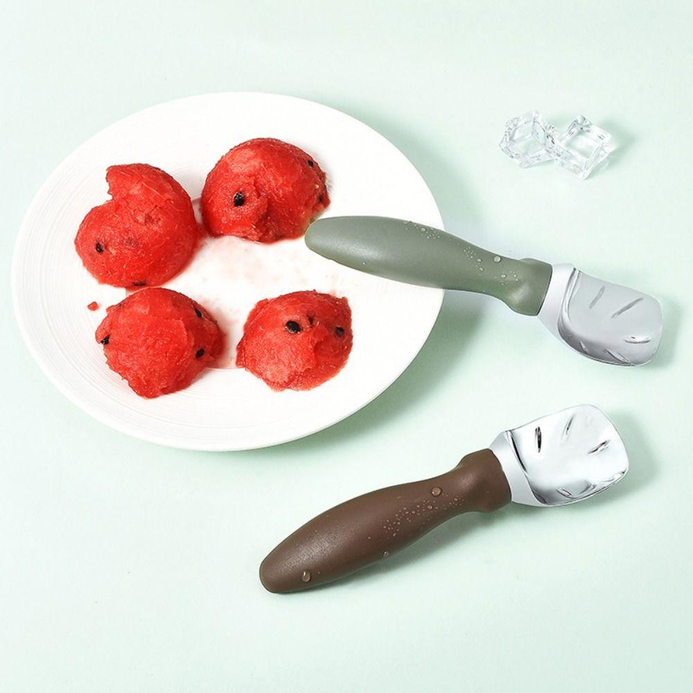 Zinc Alloy+PP Ice Cream Scoop Large Capacity Watermelon Scoop Creative Fruit Ball Scoop  Fruit