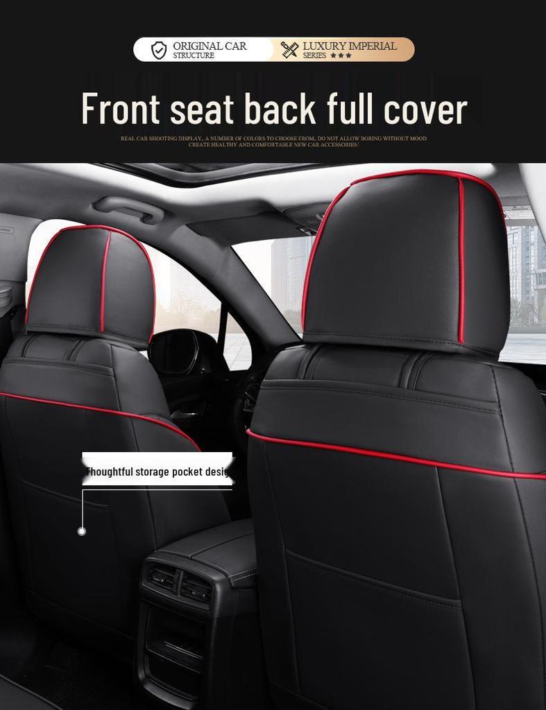 Buick Encore All-Season Leather Car Seat Cover with Original Texture, Full Surround, Custom Fit