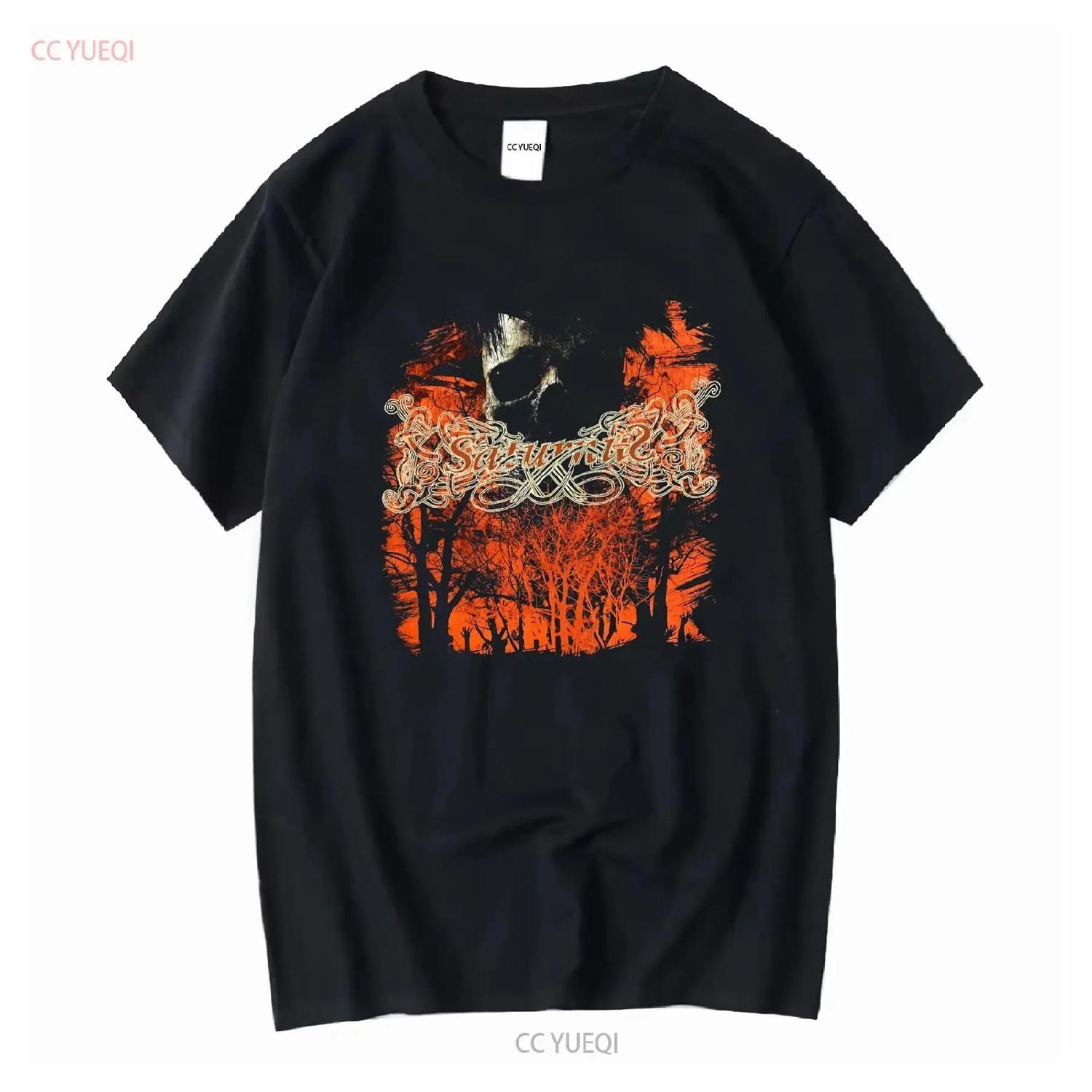 

SATURNUS Ashes To T Shirt Cotton Black Men S 5XL BE1554 vintage Washed Soft graphic fashion Top For Everyday Wear Stylish XXXXXL різнокольоровий