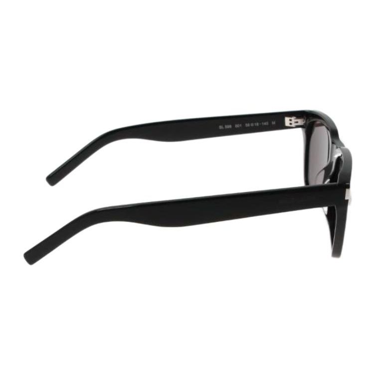 Saint Laurent Square Sunglasses Black Men Eyewear SL-598-001