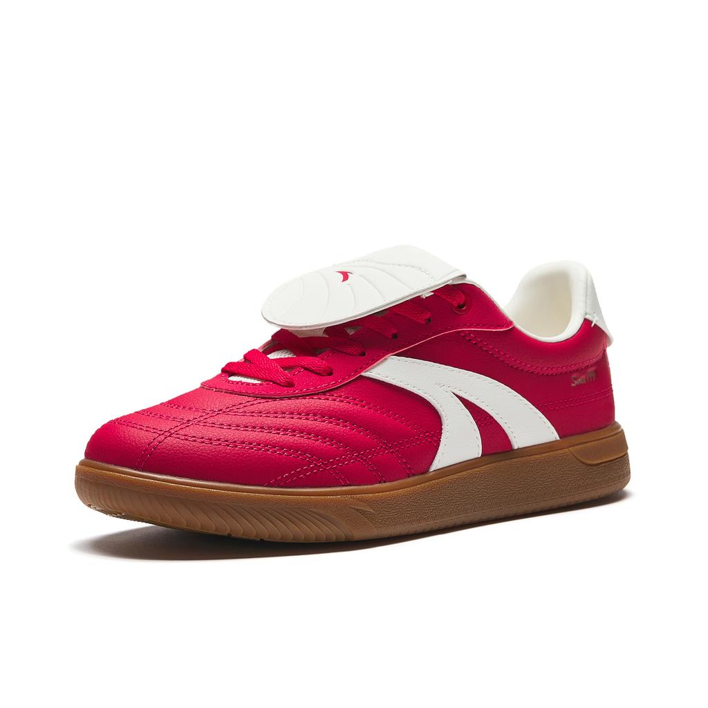 Anta Flap Shoe Low Top Skateboard Shoes Women's Elegant Red Ivory White 922628069-8