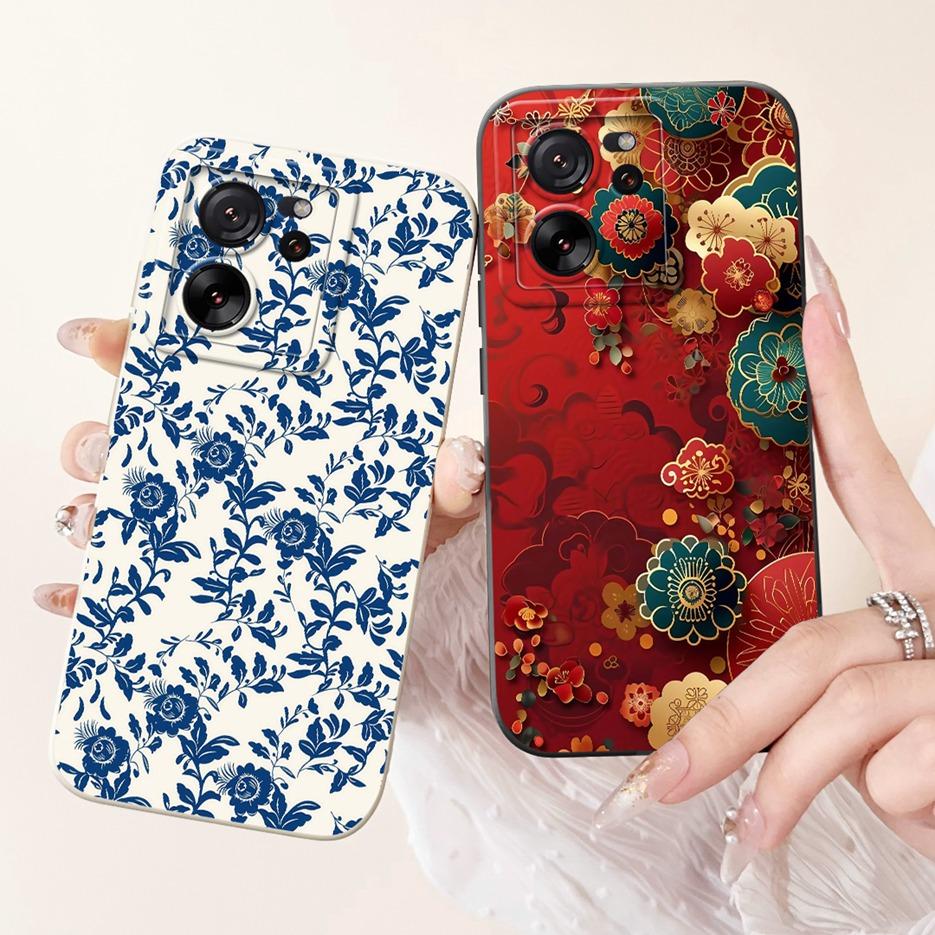 For Xiaomi 13T Pro Case Cool Fashion Machine Painted Cover Soft TPU Matte Phone Case For Xiaomi Mi 13T Pro Mi13T 13TPro 5G Shell