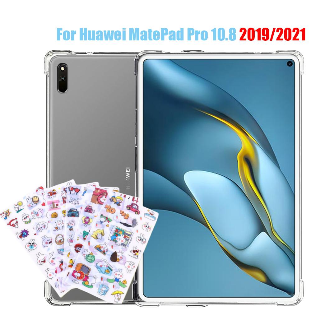 

Чехол для планшета Huawei MatePad Pro 10,8 дюйма, силиконовый мягкий чехол для подушки безопасности, прозрачная защита для MRX-W09 2019 MRR-W29 2021