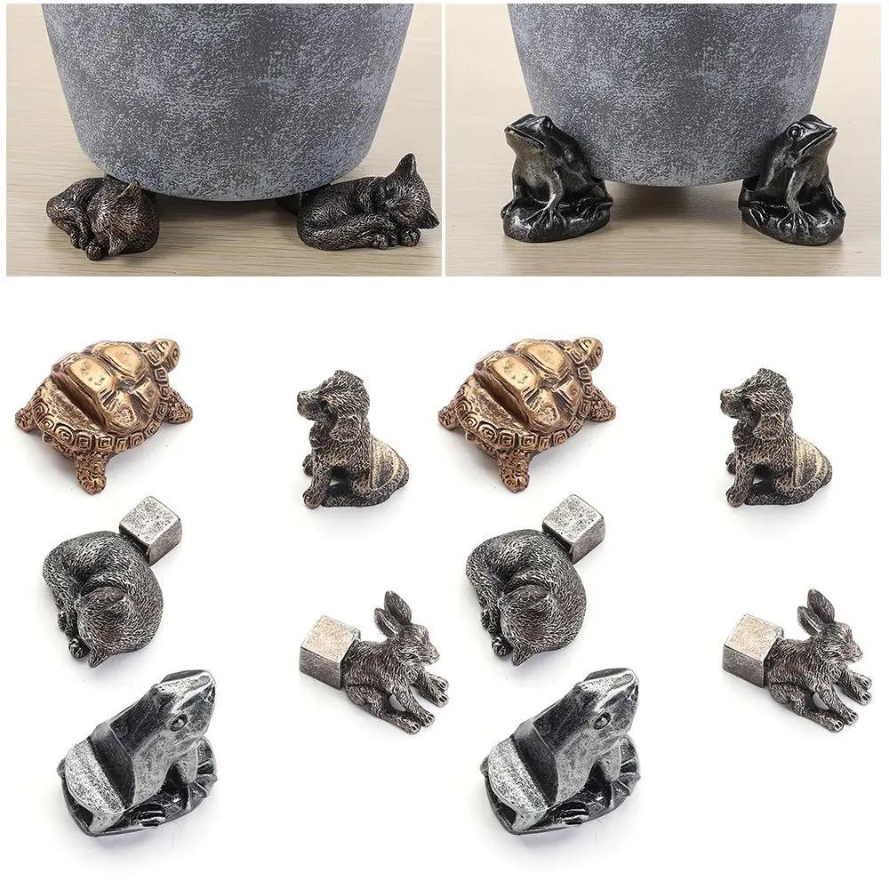 3Pcs Outdoor Resin Animal Plant Pot Foot Flower Pot Support Bonsai Stand Plant Stand