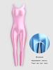 Body da Fitness Scintillante da Donna con Canotta e Leggings 9/10