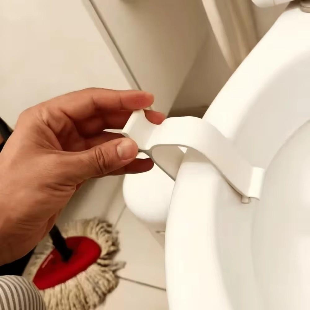 Touch Free Toilet Seat Handle Anti-Loose Sturdy Grip Handle Toilet Lid Lifter Toilet Seat Stabilizer Toilet Seat Accessory