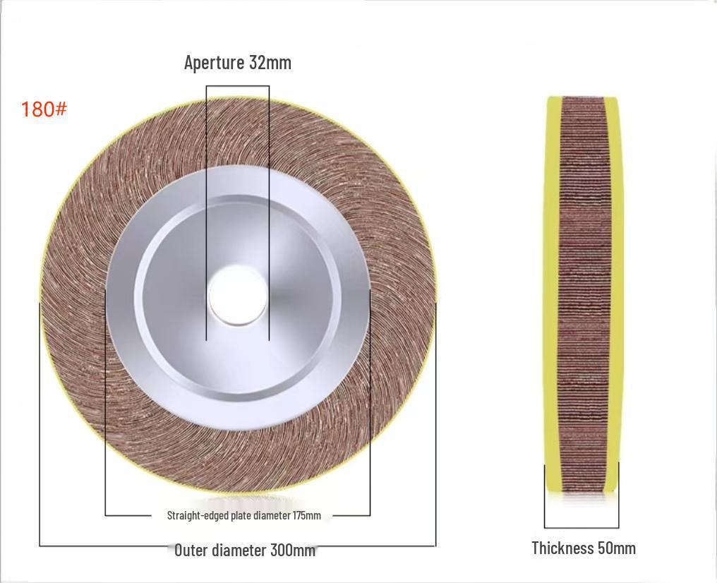 Red Sand Polishing Wheel: Anti-Adhesion Alumina Abrasive Cloth for Stainless Steel Grinding