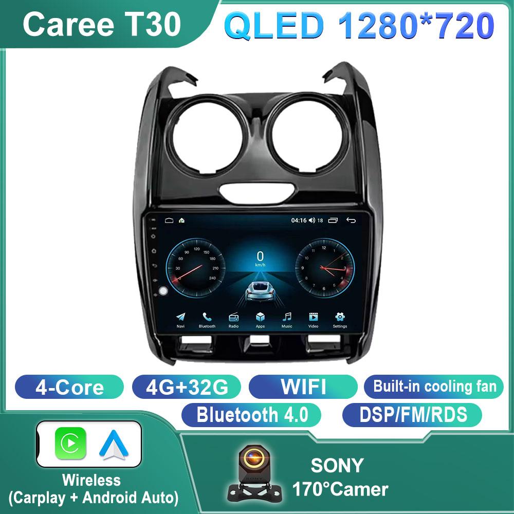 

Мультимедийный плеер для автомагнитолы для Renault Duster D 2015 2016 2017 2018 2019 2020 Lada Largus 2021 Android Auto Стерео Навигация