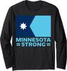 Minnesota State Flag Minnesota Strong Long Sleeve T-Shirt