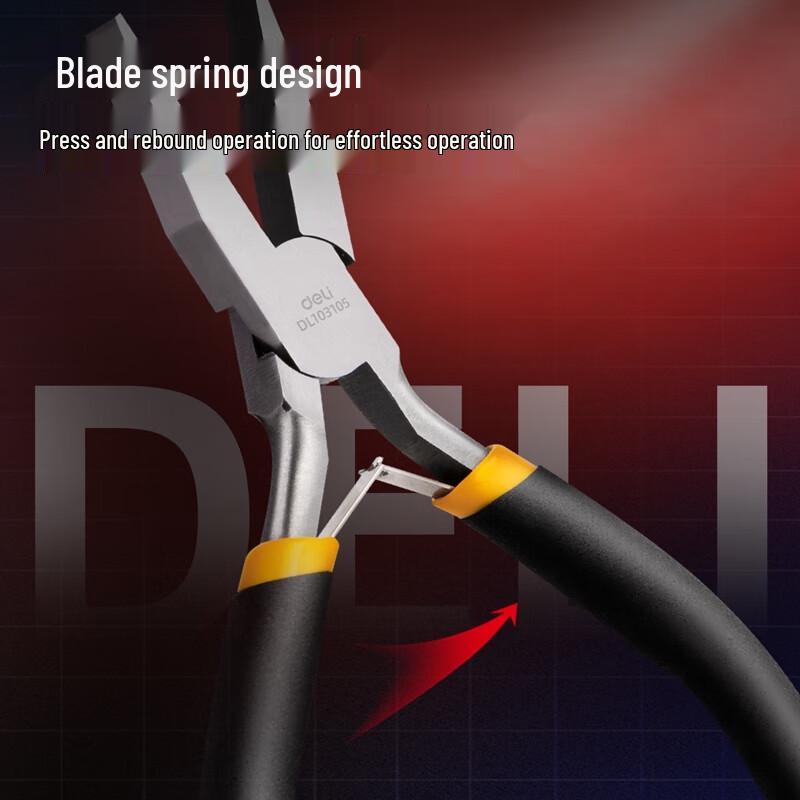 Deli 5-inch Mini Flat Nose Pliers