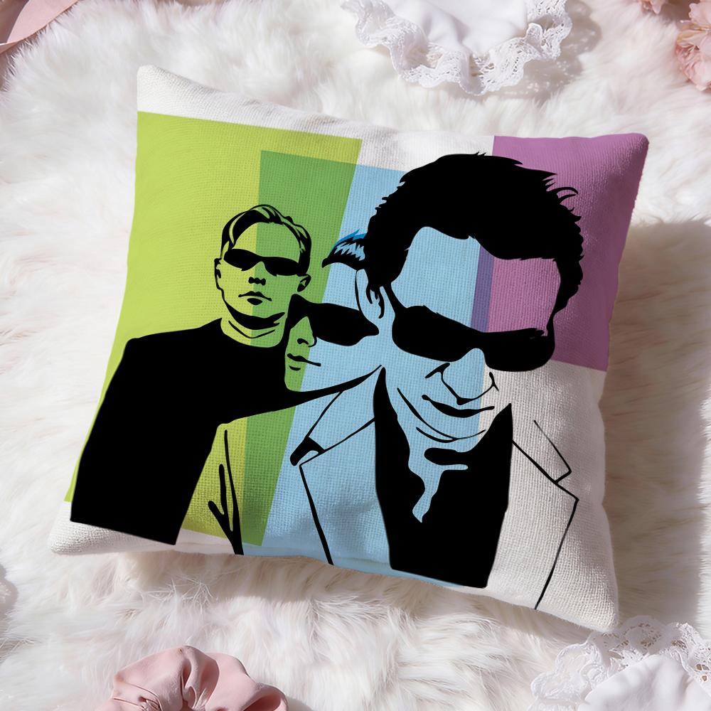 Band D-Depeche M-Mode Kissenbezug Premium Komfort Wendbare Kissenhülle -Zwei-in-Eins-Design für jeden Raum & Autoinnenraum