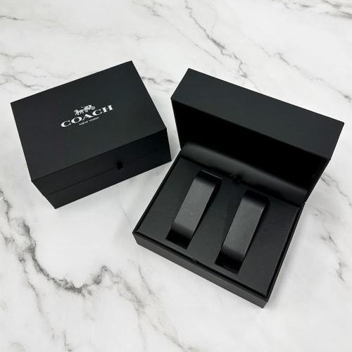 Coach Pair Watches with Authentic Pair Box and Shopper, Men's and Women's Leather Straps, 1450312014503116-coach-peabox