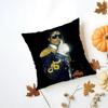 Michael Jackson Kissenbezug Waschbar Leinen Kissenbezug Weich für Tägliches Sofa Bett Wohnzimmer Dekoration
