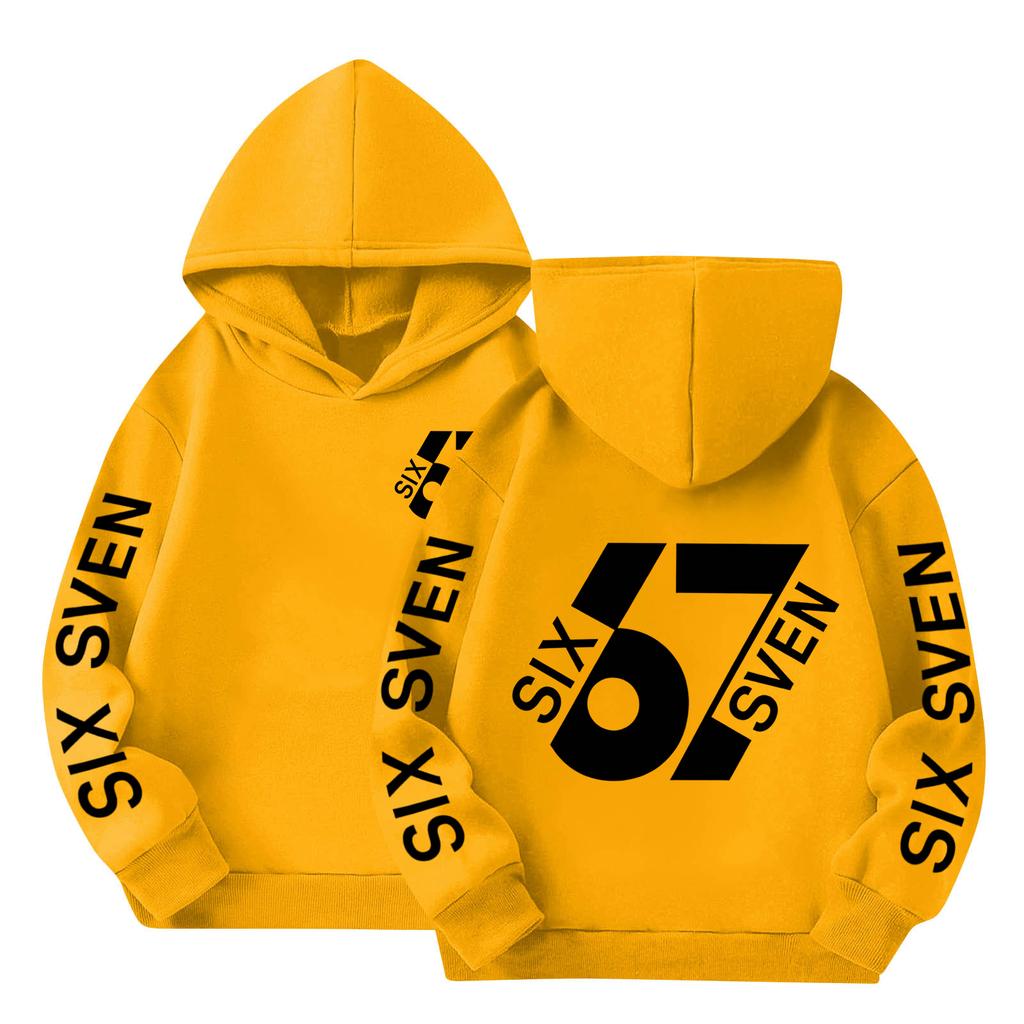 Boys' Printed Hooded Long-Sleeve Sweatshirt Casual Sports Comfort Sweatshirt