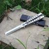 Unsharpened Folding Butterfly Practice Comb for Outdoor Camping