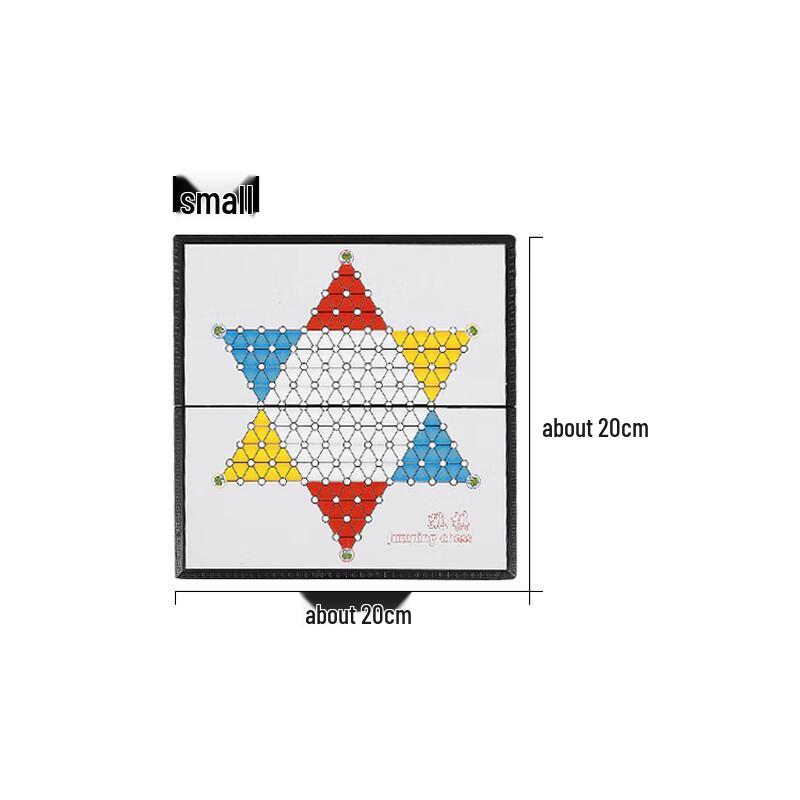 Brangdy Magnetic Foldable Checkers Game 3-Pack