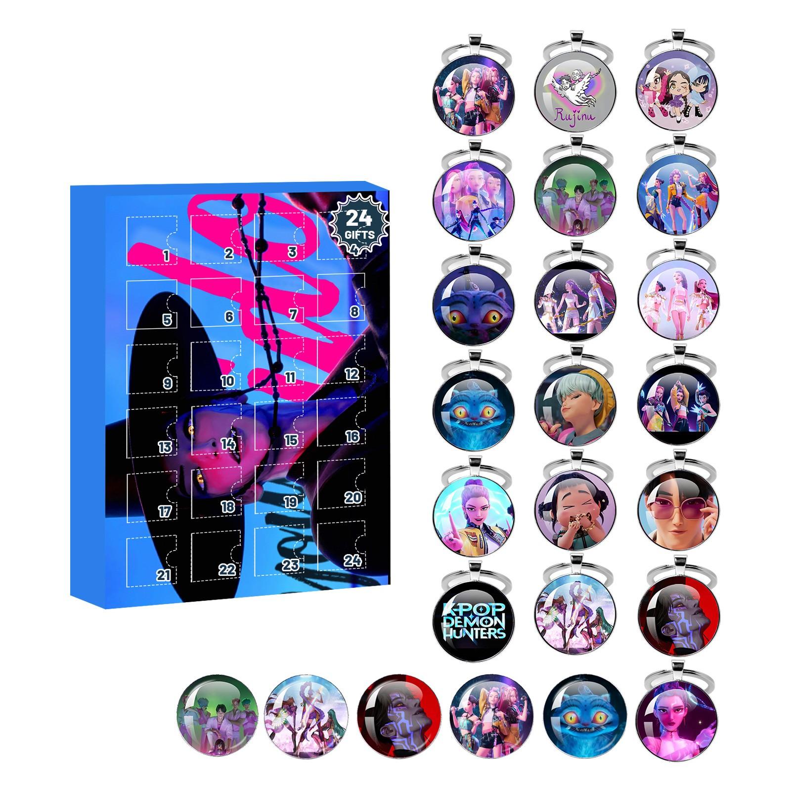 

3D Модные Девушки Группа Брелок Подвеска Брошь 24ШТ Подарок One Size