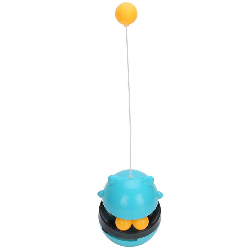 Pets Cats Leaking Food Dispenser ABS Rolling for Tumbler Ball Training Interactive ToysBlue