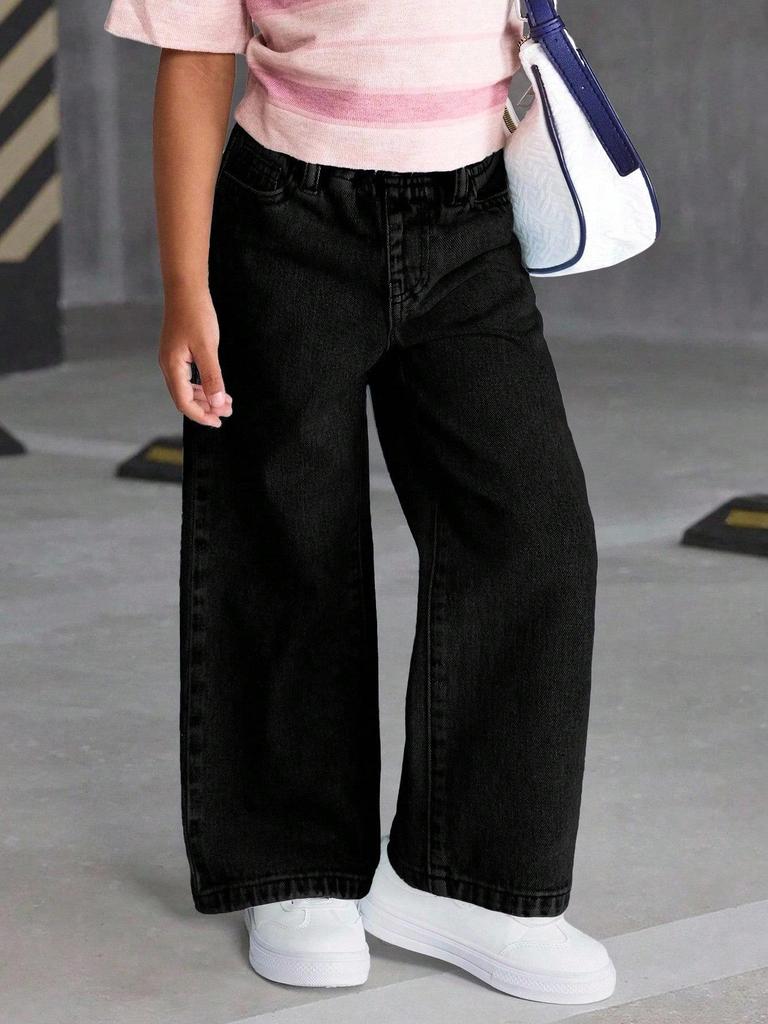 Teen Girls' Straight-Leg Loose Jeans - Children's Wear