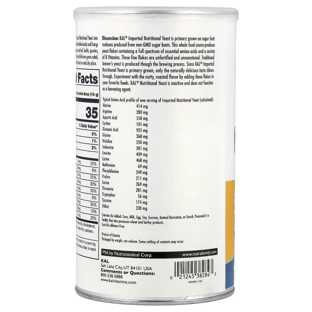 Imported Nutritional Yeast Flakes, 220G (7.8Oz)