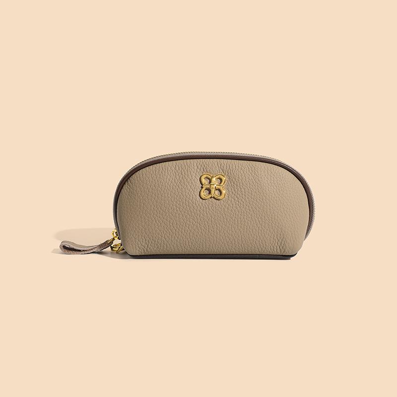 

Genuine Leather Women s Clutch Bag 2025 New Trendy Phone Holder Small Wallet Coin Purse Multifunctional Cowhide Wrist Bag